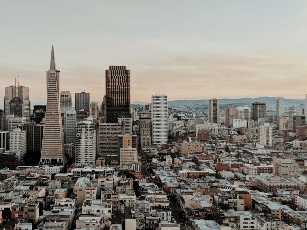Transamerica Pyramid and Financial District skyline, San Francisco