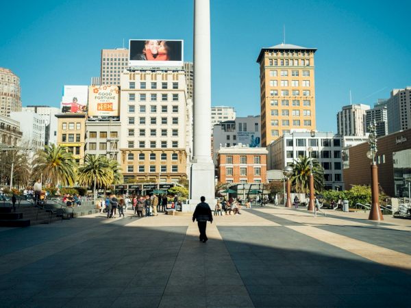 Dewey Monument in Union Square plaza, San Francisco