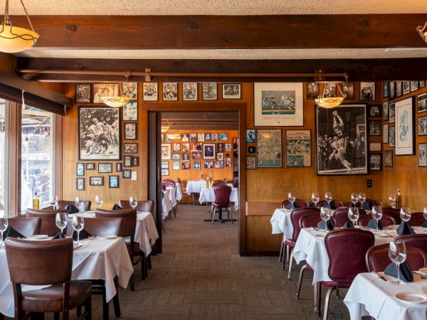 Classic dining room at Scoma&rsquo;s Seafood